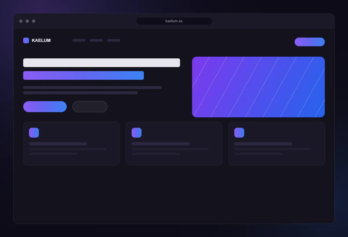 Ejemplo de web optimizada para presencia digital